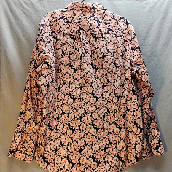 Club Room Pink Floral Print Mens Button Down‎ Shirt Size XL - Picture 6 of 7